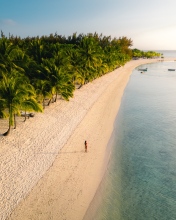 Le Morne beach - Mauritius - Drone photo