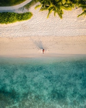 Le Morne beach - Mauritius - Drone photo
