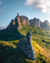 Jacob's Peak - Mauritius - Drone photo