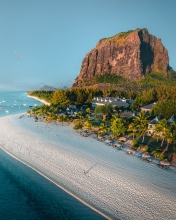 Le Morne mountain - Mauritius - Drone photo
