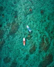 SUP - Mauritius - Drone photo