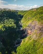 Sept cascades - Mauritius - Drone photo