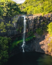 Sept cascades - Mauritius - Drone photo