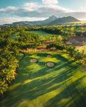 Golf course - Mauritius - Drone photo