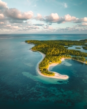 Ilot Mangenie - Mauritius - Drone photo