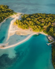 Ile aux Cerfs - Mauritius - Drone photo