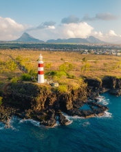 Albion lighthouse - Mauritius - Drone photo