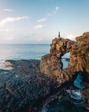 Albion rocks - Mauritius - Drone photo