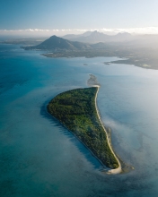 Ile aux Benitiers - Mauritius - Drone photo
