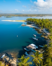 SUP - Mauritius - Drone photo