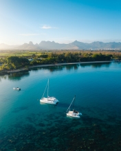 Baie aux Tortues - Mauritius - Drone photo