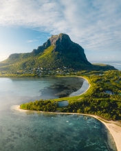 Le Morne mountain - Mauritius - Drone photo
