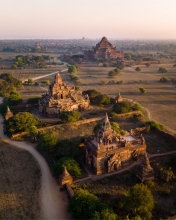 Bagan - Myanmar - Drone photo