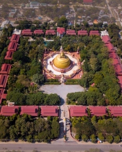 Pagoda - Myanmar - Drone photo