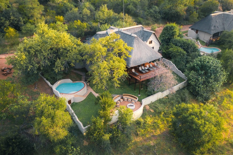 Nyati Safari Luxury Lodge - South Africa - Drone photo