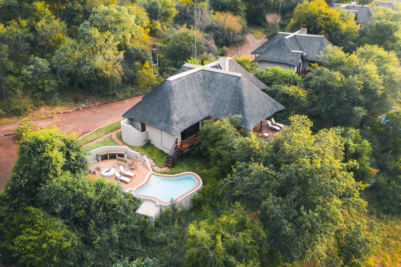 Nyati Safari Luxury Lodge - South Africa - Drone photo