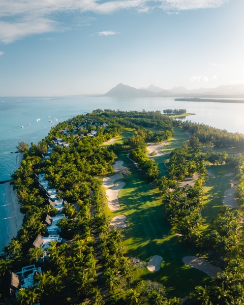 Paradis Beachcomber Luxury Resort - Mauritius - Drone photo