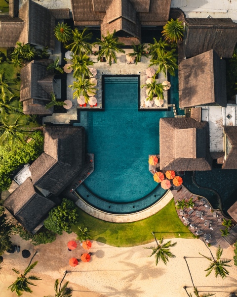 Prince Maurice Luxury Resort - Mauritius - Drone photo