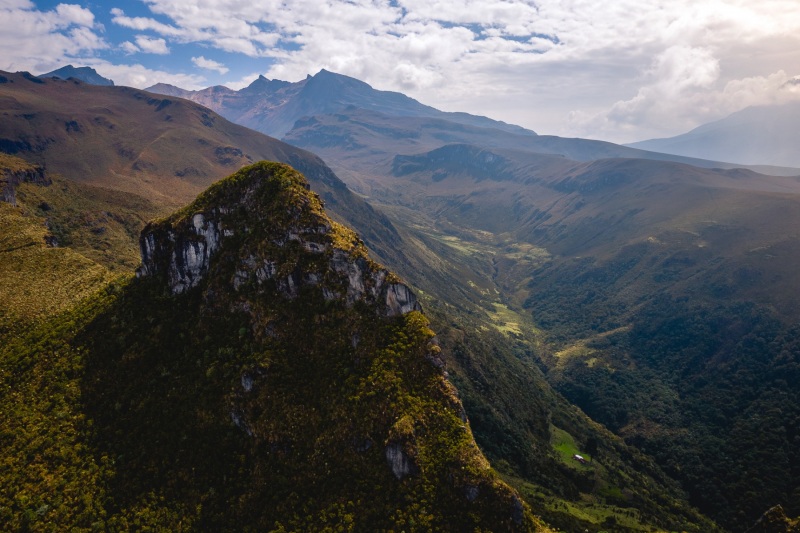 Paramo Trek - Colombia - Drone photo