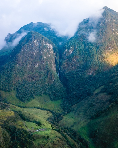 Paramo Trek - Colombia - Drone photo