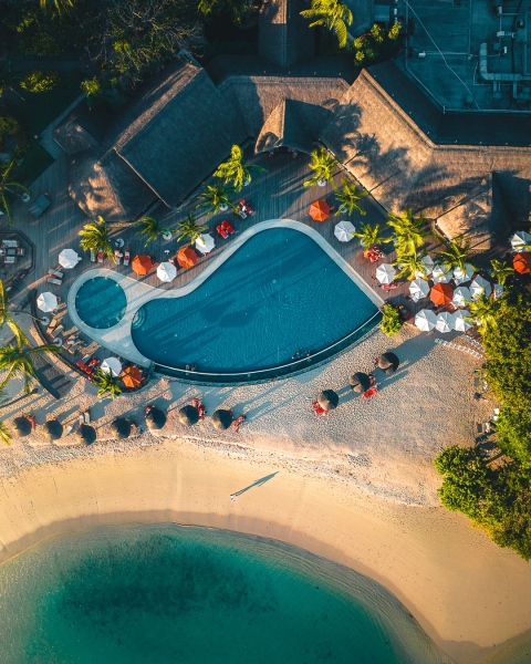 Sands Suites Luxury Resort - Mauritius - Drone photo