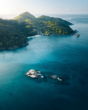 Anse Soleil - Mahé, Seychelles - Drone photo
