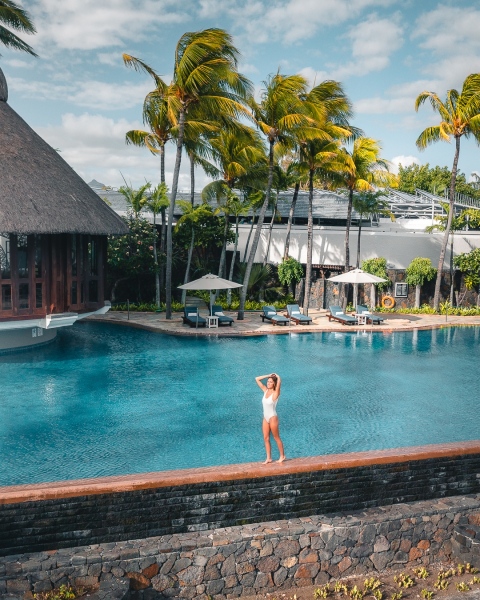 Shangri-La Luxury Resort - Mauritius - Drone photo