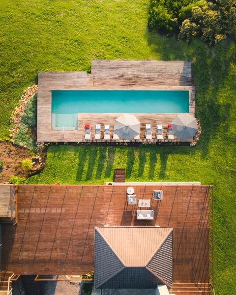 Simbavati Fynbos hotel - South Africa - Drone photo