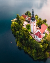 Lake Bled - Slovenia - Drone photo