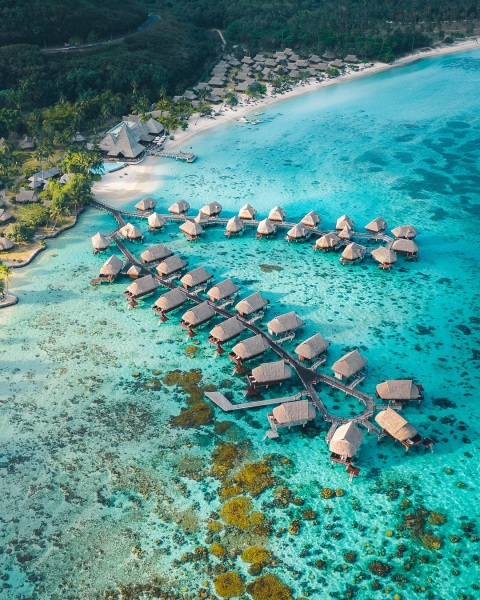 Sofitel Mo'orea Luxury Resort - French Polynesia - Drone photo