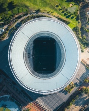 Cape Town stadium - South Africa - Drone photo