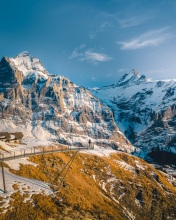 First Cliff Walk - Grindelwald, Switzerland - Drone photo
