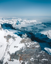 Jungfraujoch - Switzerland - Drone photo