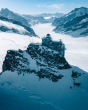 Jungfraujoch - Switzerland - Drone photo