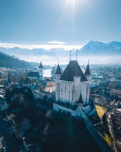 Thun castle - Switzerland - Drone photo