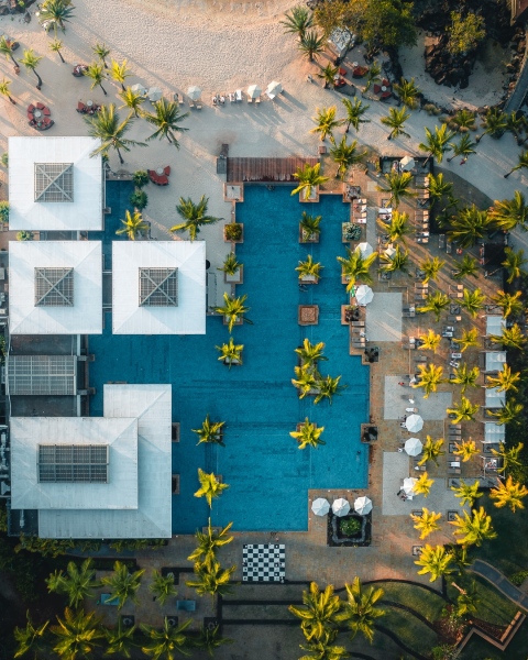 The Westin Luxury Resort - Mauritius - Drone Photo