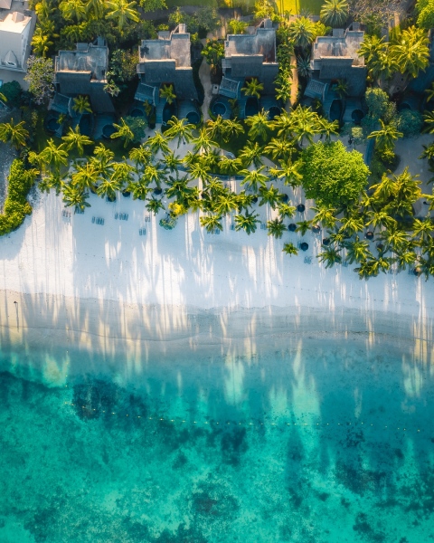Trou aux Biches Beachcomber Hotel - Mauritius - Drone photo
