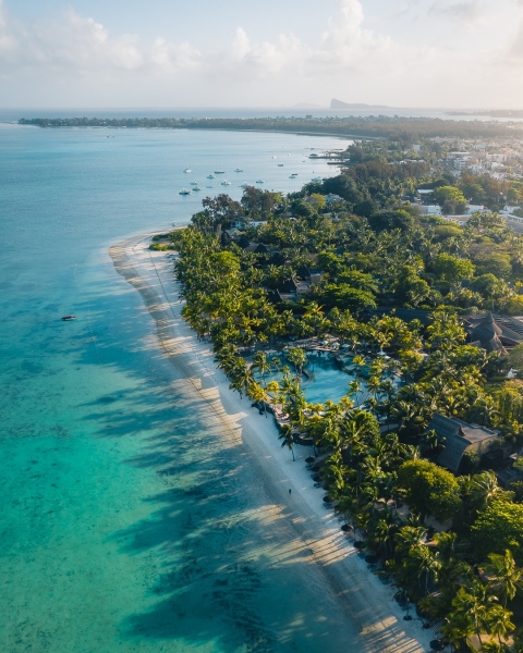 Trou aux Biches Beachcomber Resort - Mauritius - Drone photo