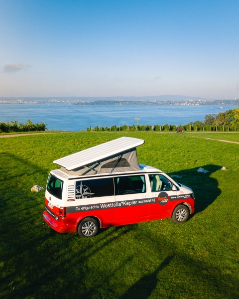 Vanomobil roadtrip - Drone photo