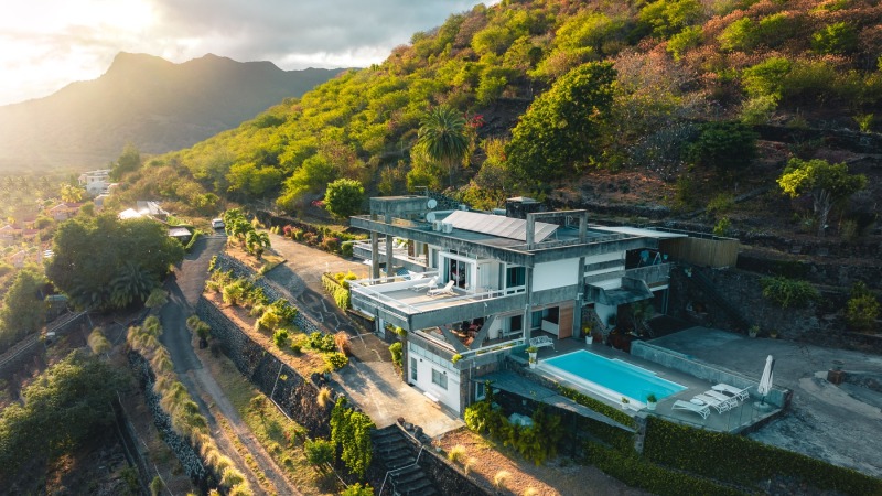 Luxury Villa Cambier - Mauritius - Drone photo