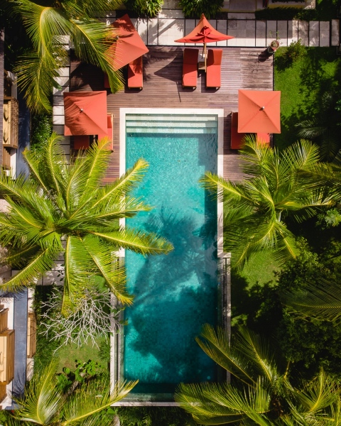 Villa Sabandari in Ubud, Indonesia - Drone photo