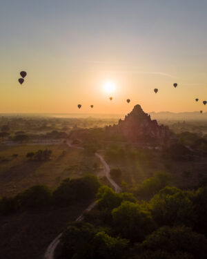 The hunt for the perfect sunrise spot in Bagan