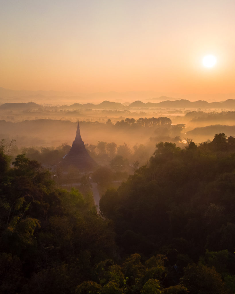 Mrauk-U sunrise - Myanmar