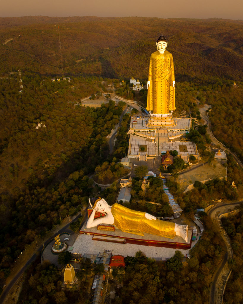 Giant Buddha statues - Monywa