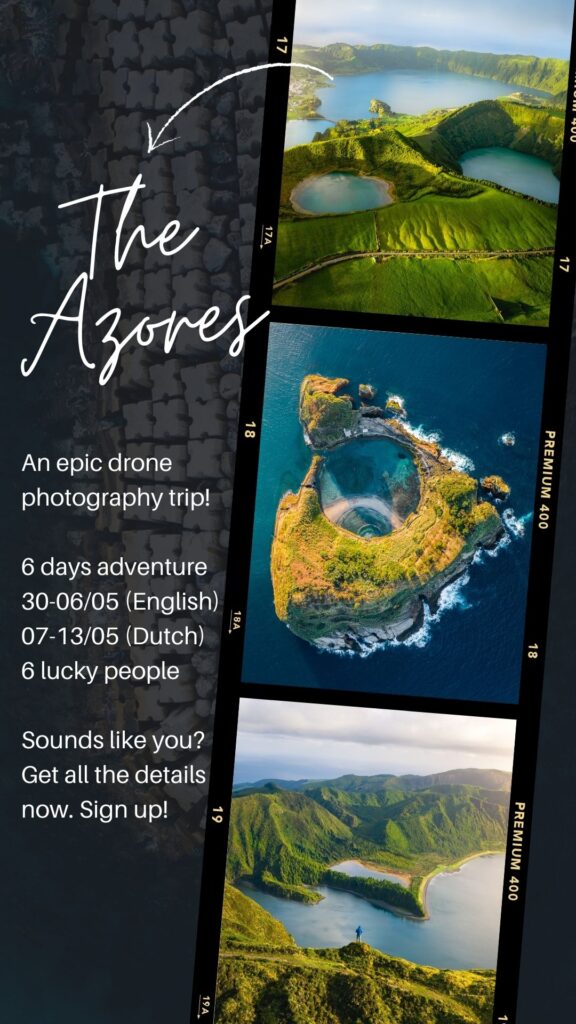 Azores drone trip
