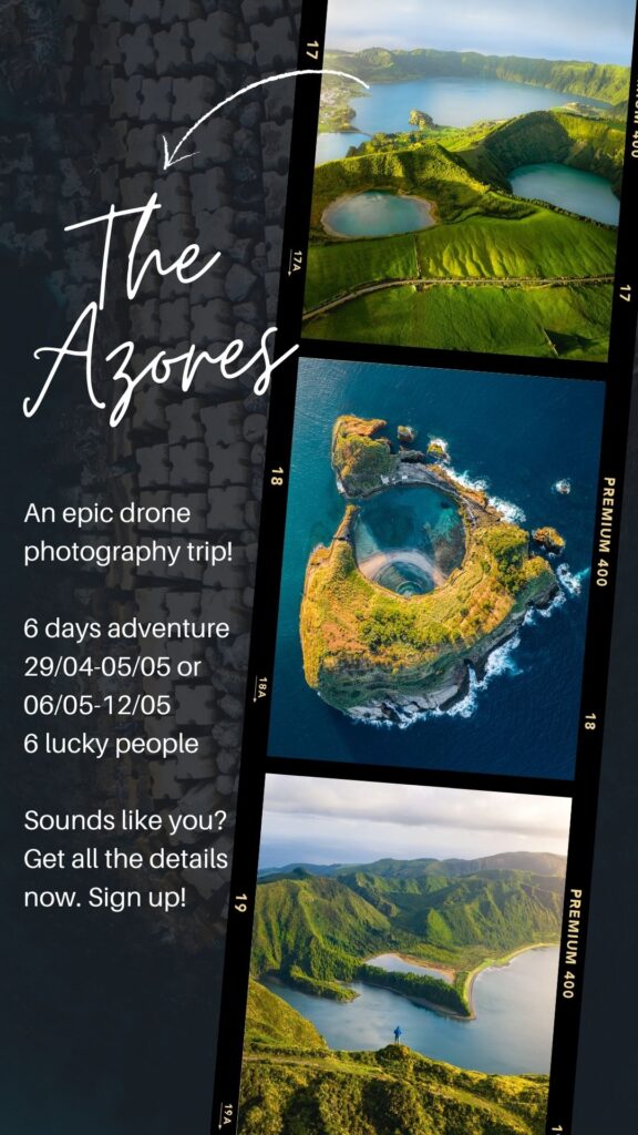 Azores drone trip 2023
